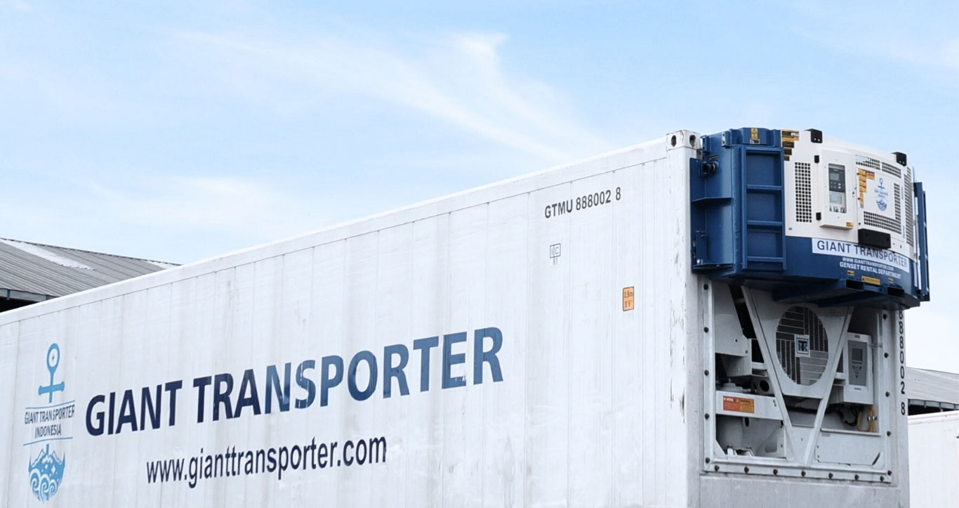 Genset rental equipment during cargo handling operations