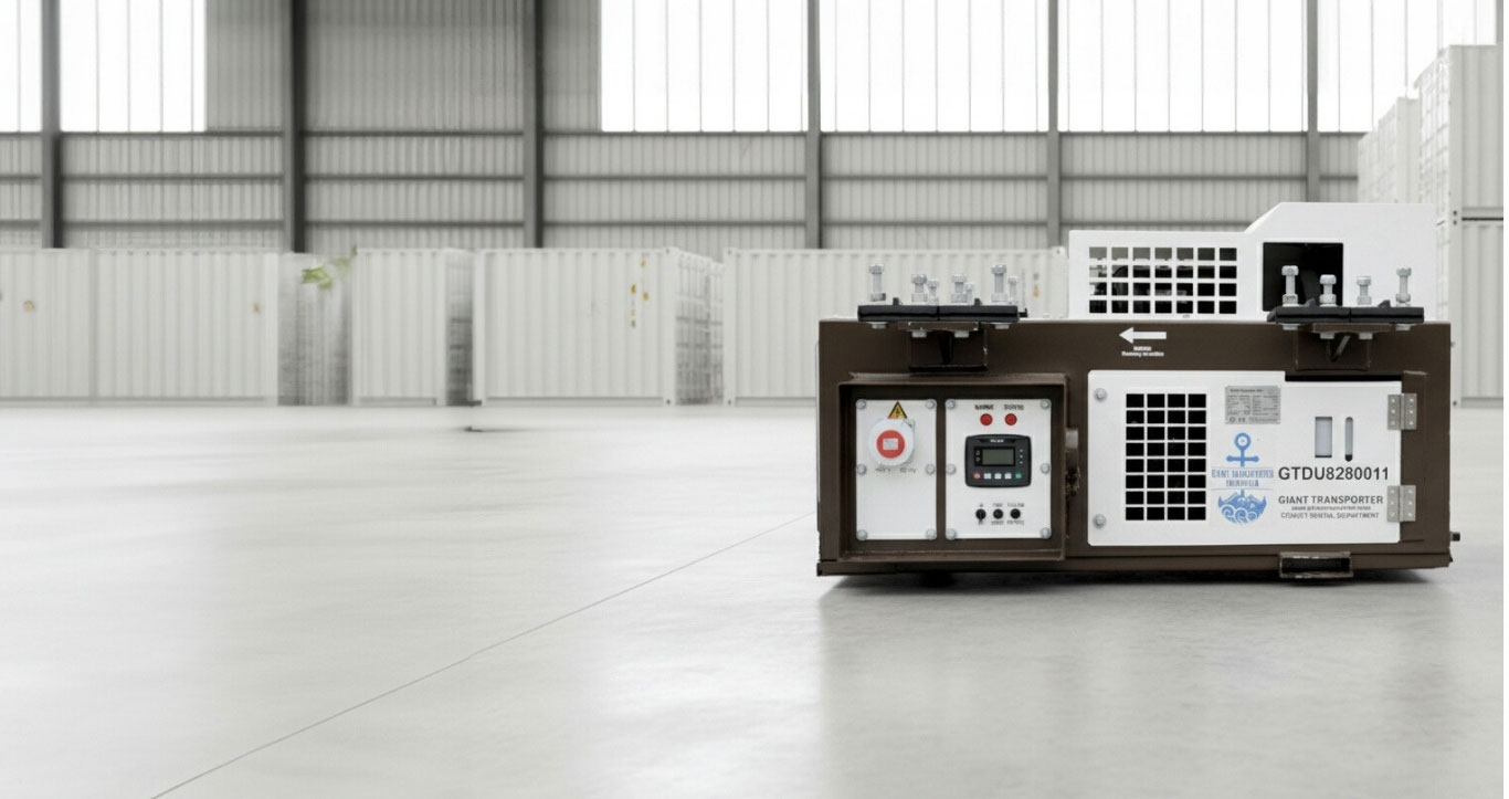 Genset rental equipment during cargo handling operations