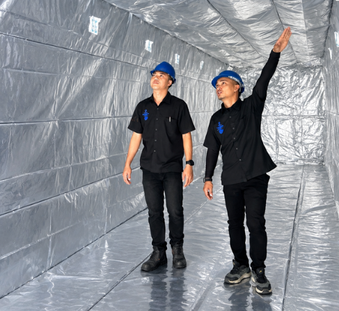 Octoliner Thermal Blanket for containerized cargo